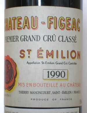 Ch. Figeac Saint-Emilion Premier Grand Cru 1990 - Rockwood & Perry