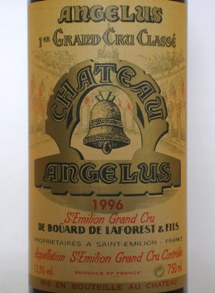 Ch. Angelus Saint-Emilion Premiere Grand Cru 1996 - Rockwood & Perry