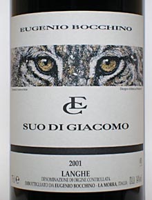 Eugenio Bocchino Langhe Rosso "Suo di Giacomo" 2001 - Rockwood & Perry