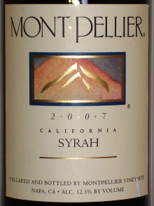 Mont Pellier Syrah California 2015 - Rockwood & Perry